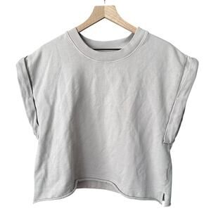 Calia Extended Shoulder Sleeveless Top Large Womens Light Brown